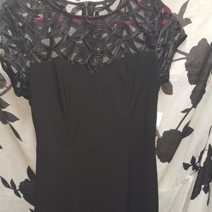 Black cocktail dress